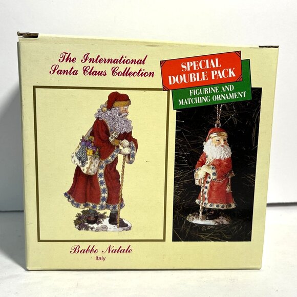 International Santa Claus Collection Double Pack Babbo Natale Italy 1998 - Picture 1 of 7